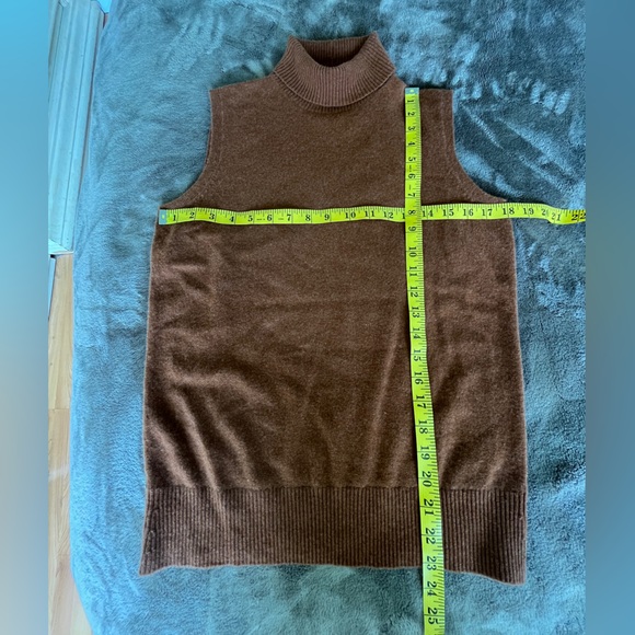 Lafayette 148 New York Cashmere Turtleneck top size M - Picture 10 of 12